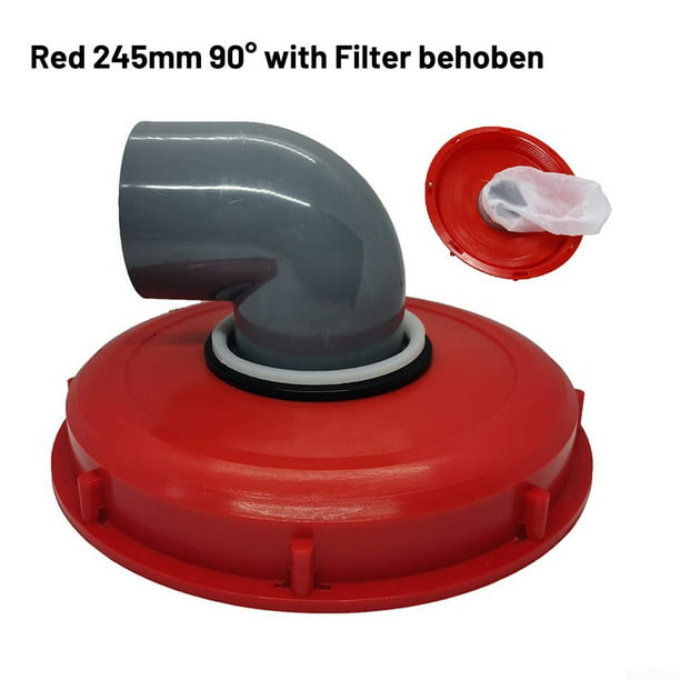 IBC Lid Filter For Water Tank Rain Water Needle Felting DN75 Corner 45° 90°